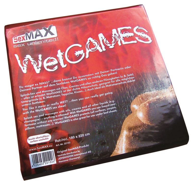 JOYDIVISION SEXMAX - WETGAMES SEX-LAKEN WHITE – Lenzuola – foto 2