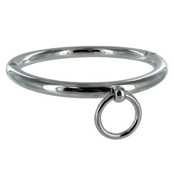 METAL HARD - COLLANA BDSM CON ANELLO 18CM – Collane