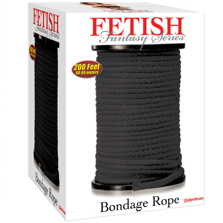 FETISH FANTASY SERIES - CORDA BONDAGE SERIE NERA 60,96 METRI – Corde