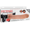 FETISH FANTASY SERIES - SERIES 11 HOLLOW STRAP-ON VIBRANTE CON SFERE 27.9CM CARNE – Estensore del pene con imbracatura