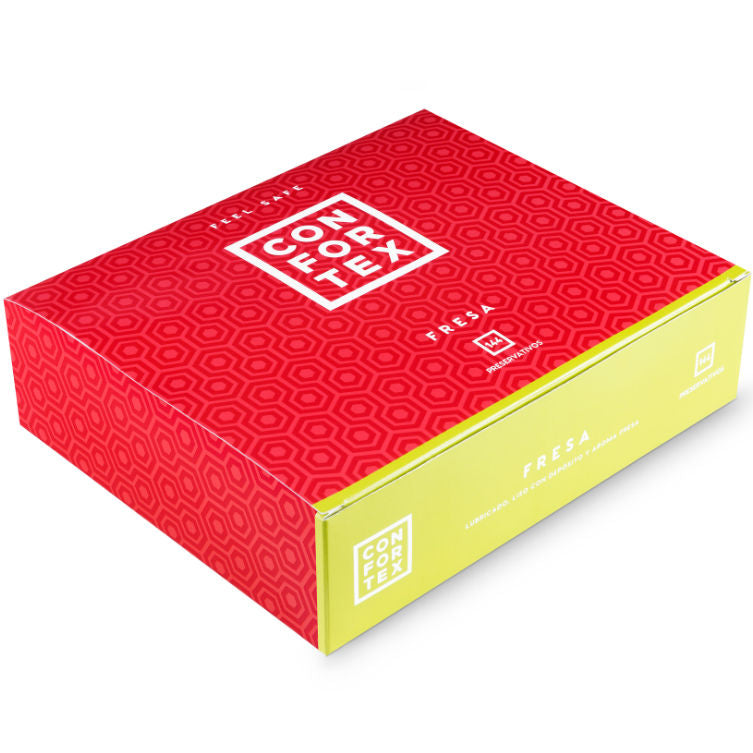 CONFORTEX - PRESERVATIVO FRAGOLA 144 UNITÀ – Profumo