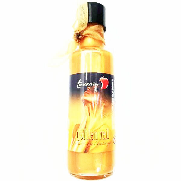 TENTACION - OLIO PER MASSAGGIO GOLDEN VEIL 100 ML – Luminosità del corpo