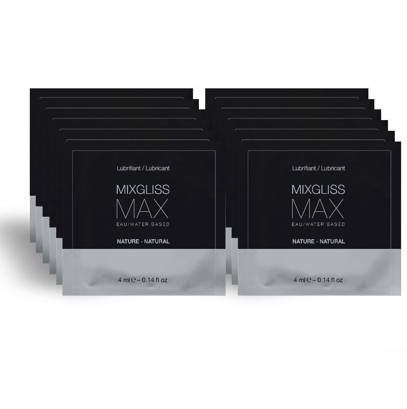 MIXGLISS - MAX DILATATORE ANALE LUBRIFICANTE CONFEZIONE 12 MONODOSE 4ML – Dose singola