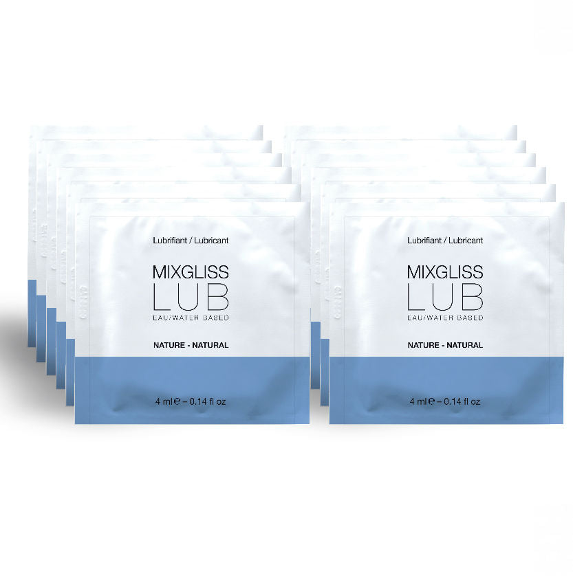 MIXGLISS - LUBRIFICANTE NATURALE A BASE ACQUA 12 MONODOSE 4 ML – Dose singola