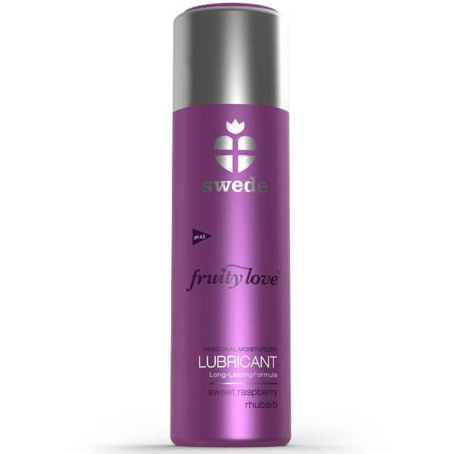 SWEDE - FRUITY LOVE LUBRIFICANTE LAMPONE RABARBARO 50 ML – Con sapori deliziosi – foto 2