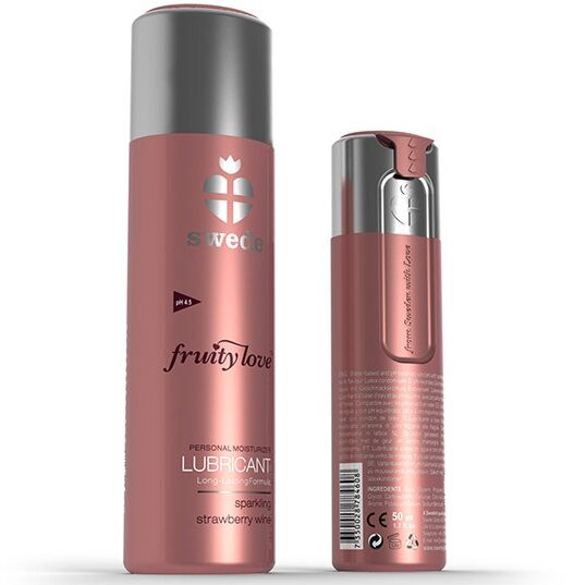 SWEDE - FRUITY LOVE LUBRIFICANTE FRAGOLA FRAGOLA VINO 100 ML – Con sapori deliziosi