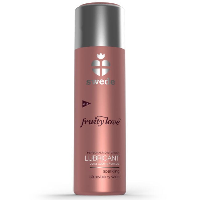 SWEDE - FRUITY LOVE LUBRIFICANTE FRAGOLA FRAGOLA VINO 50 ML – Con sapori deliziosi – foto 2
