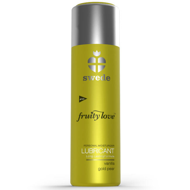 SWEDE - FRUITY LOVE LUBRIFICANTE VANIGLIA GOLD PERA 50 ML – Con sapori deliziosi – foto 2