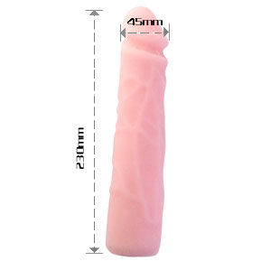 BAILE - DILDO IN SILICONE REALISTICO AL TOCCO DELLA PELLE 23 CM – Peni realistici – foto 2
