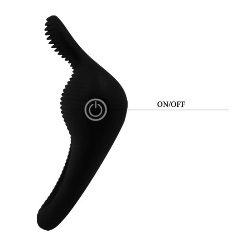 PRETTY LOVE - THIMBLE ANELLO VIBRATORE NERO – Cockring con vibrazione – foto 5