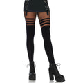 LEG AVENUE - COLLANT CON RIGHE FISNHET – Calzini