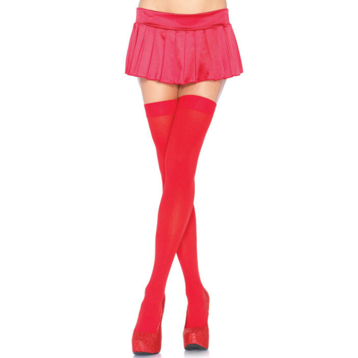 LEG AVENUE - CALZAMAGLIA IN NYLON ROSSO – Calzini
