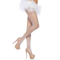 LEG AVENUE - PANTYHOUSE IN NYLON A RETE BIANCO - TAGLIA UNICA – Calzini