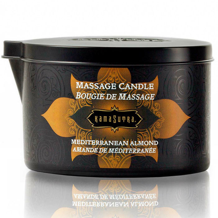 KAMASUTRA - CANDELA DA MASSAGGIO ALLA MANDORLA MEDITERRANEA 170GR – Candele da massaggio – foto 2