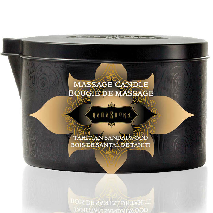 KAMASUTRA - CANDELA DA MASSAGGIO VANIGLIA E SANDALO 170 GR – Candele da massaggio – foto 2