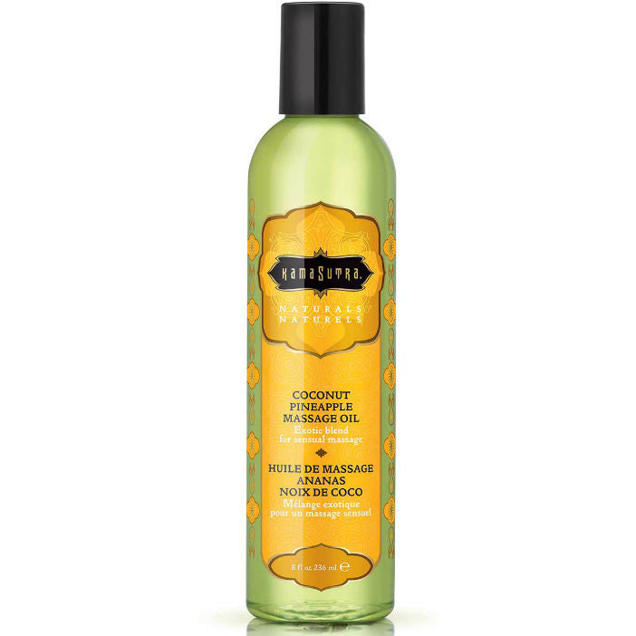 KAMASUTRA - OLIO DA MASSAGGIO NATURALS PIÑA COLADA 236ML – Oli Aromatizzati