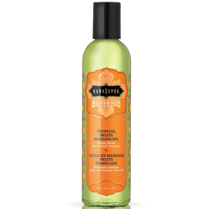 KAMASUTRA - NATURALS OLIO DA MASSAGGIO FRUTTA TROPICALE 236ML – Oli Aromatizzati