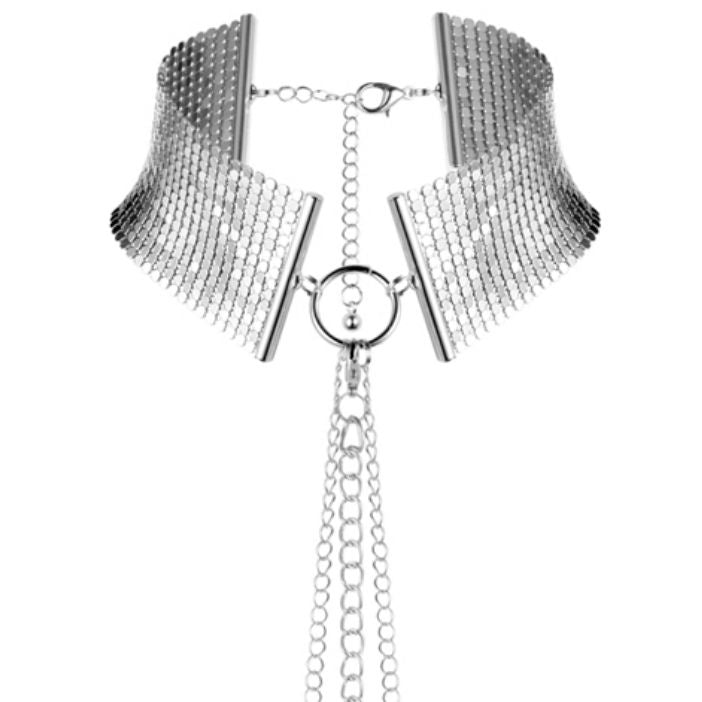 BIJOUX INDISCRETS - DÃSIR MÃTALLIQUE COLLANA METALLICA ARGENTO – Gioielli per il corpo