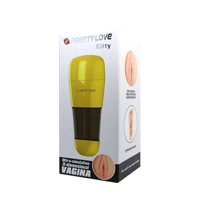 PRETTY LOVE - MASTURBATORE MASCHILE SIMULAZIONE ULTRA VAGINA KITTY – Vagine con vibrazione – foto 6