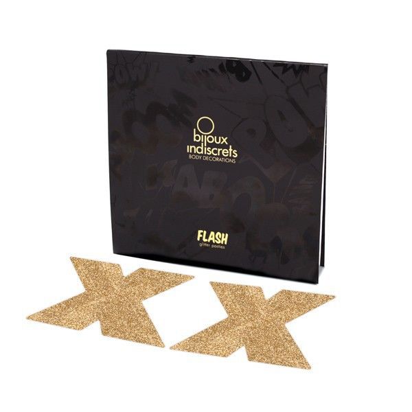 BIJOUX INDISCRETS - COPRI CAPEZZOLI FLASH ORO – Fodere – foto 2