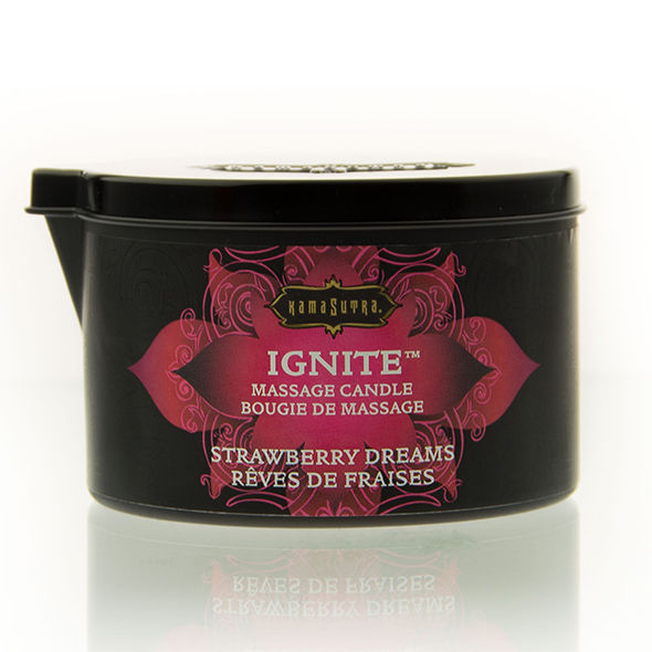 KAMASUTRA - CANDELA DA MASSAGGIO STRAWBERRY DREAMS 170 GR – Candele da massaggio – foto 2