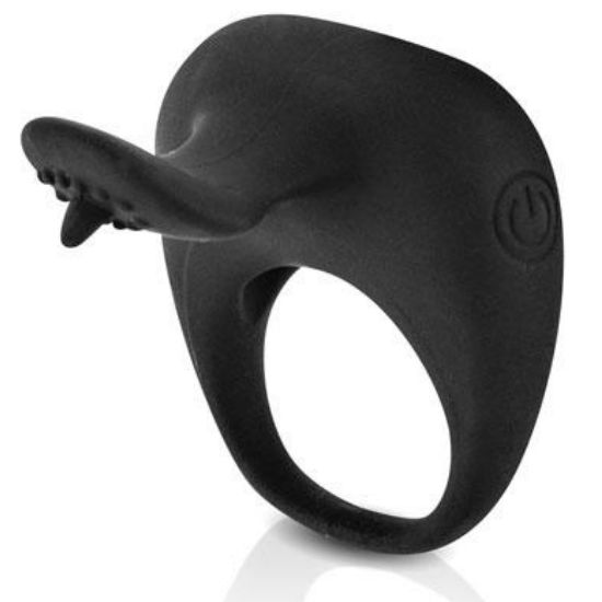 PRETTY LOVE - THIMBLE ANELLO VIBRATORE NERO – Cockring con vibrazione – foto 7