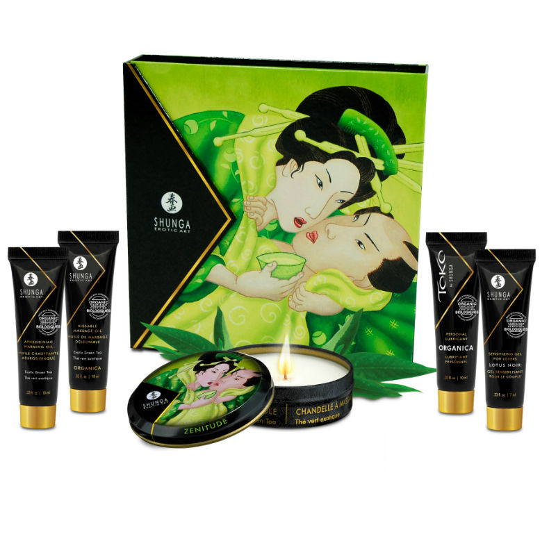 SHUNGA - KIT TÈ VERDE BIOLOGICO GEISHA SEGRETO – Kit per massaggi – foto 2