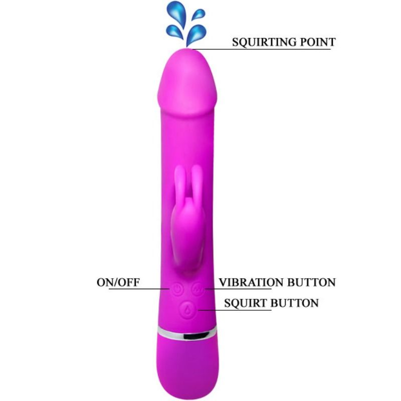 PRETTY LOVE - VIBRATORE HENRY 12 MODALIT DI VIBRAZIONE E FUNZIONE SQUIRT – Stimolatori – foto 6
