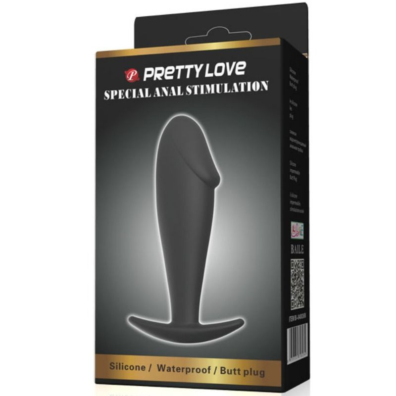 PRETTY LOVE - PLUG ANALE IN SILICONE PER PENE NERO – Tappi anali – foto 6