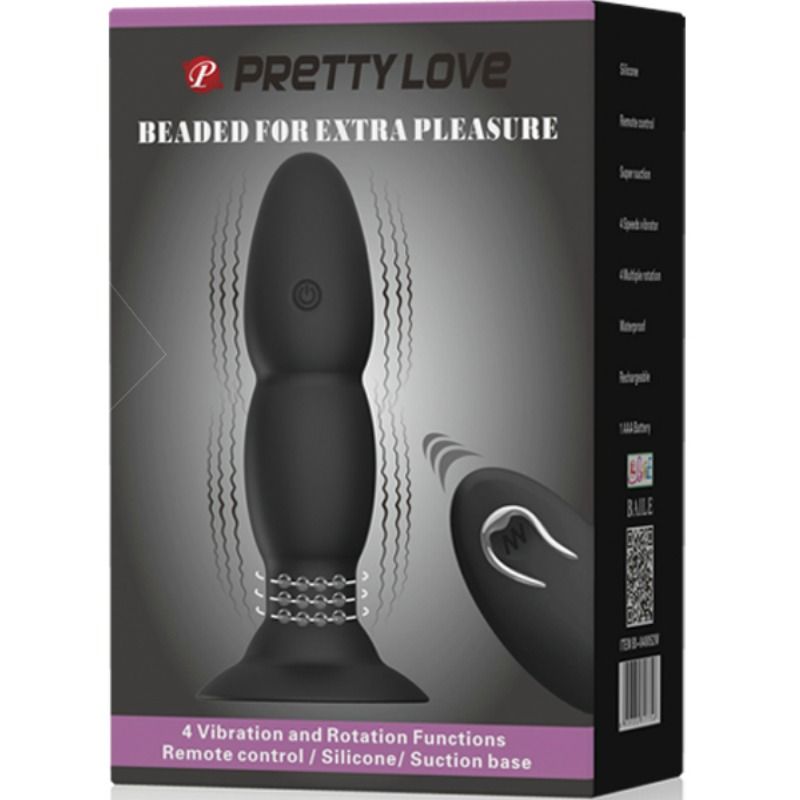 PRETTY LOVE - SPINA VIBRATORE E ROTAZIONE TRAMITE TELECOMANDO – Telecomando – foto 8