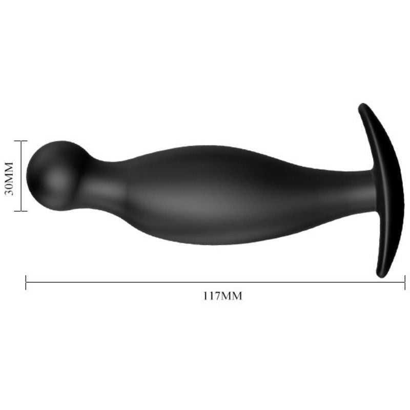 PRETTY LOVE - PLUG ANALE IN SILICONE 11.7 CM NERO – Tappi anali – foto 4