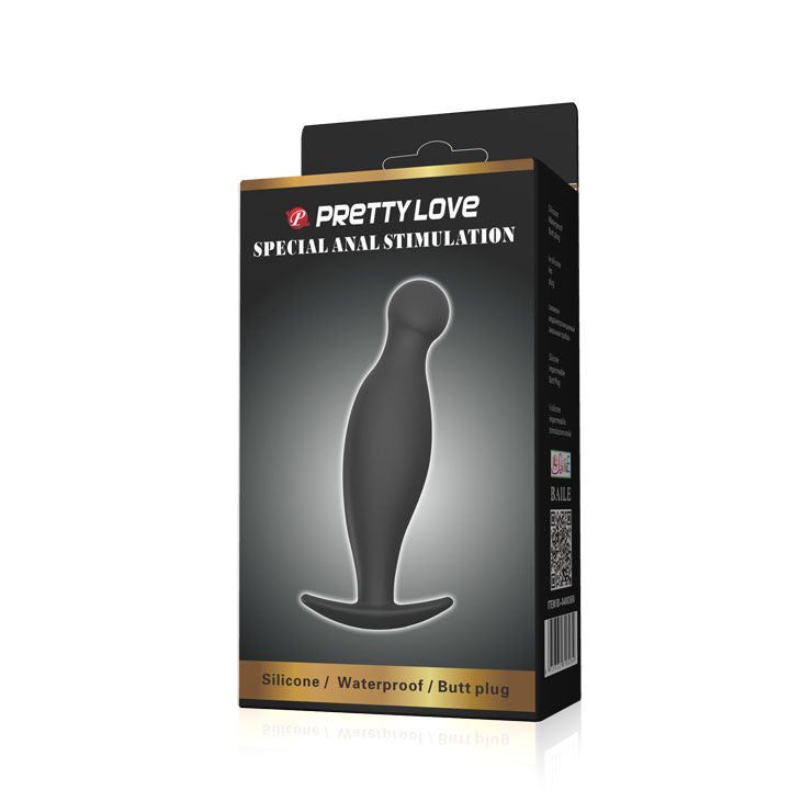 PRETTY LOVE - PLUG ANALE IN SILICONE 11.7 CM NERO – Tappi anali – foto 5