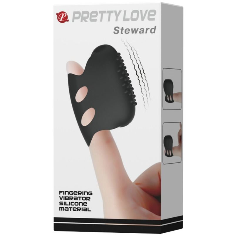 PRETTY LOVE - FLIRTATION DITALE VIBRAZIONE NERO STEWARD – Vibratori da dito – foto 8