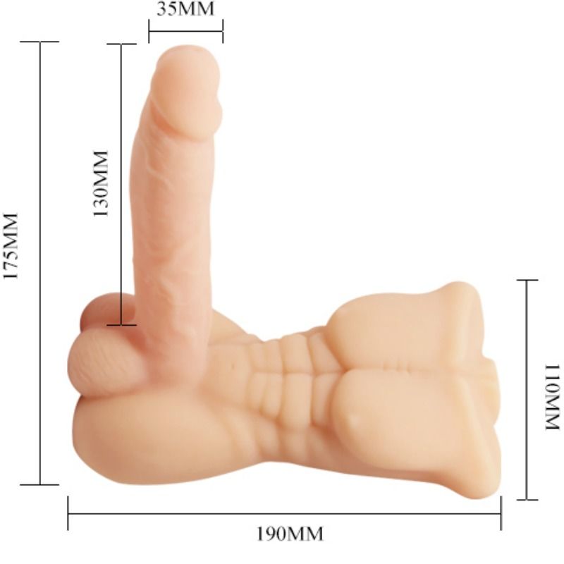 BAILE - TENTAZIONE UOMO PIÙ GRANDE CON VIBRAZIONE – Vibratori realistici – foto 4