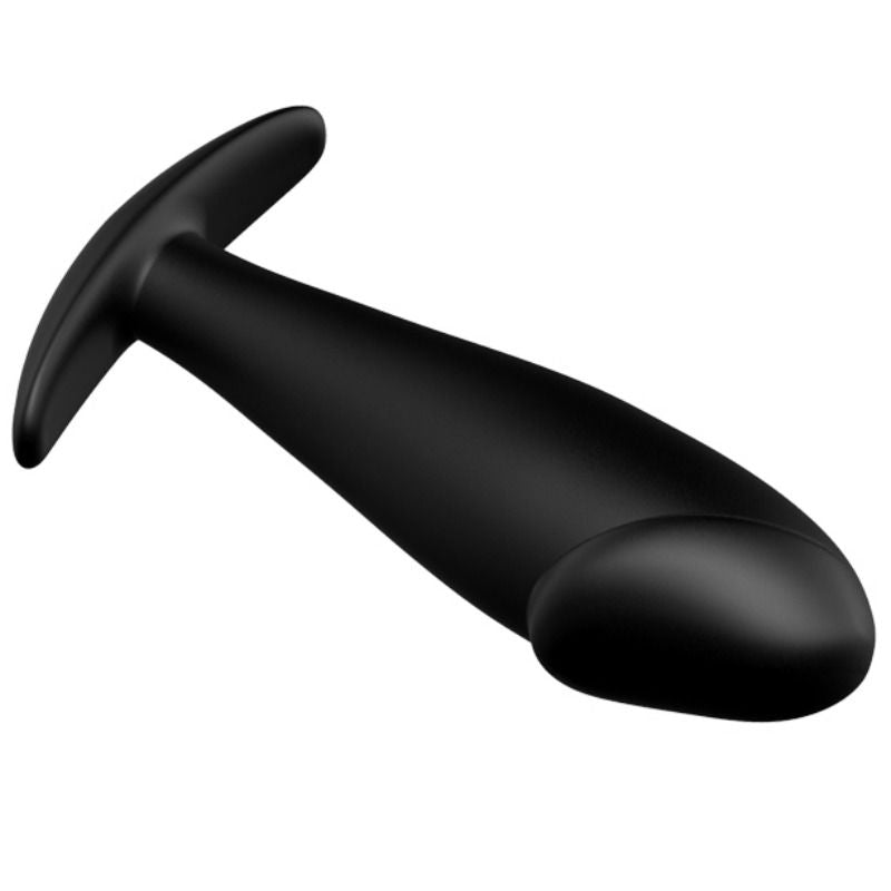 PRETTY LOVE - PLUG ANALE IN SILICONE FORMA DEL PENE E 12 MODALIT DI VIBRAZIONE NERO – Vibratori anali – foto 8