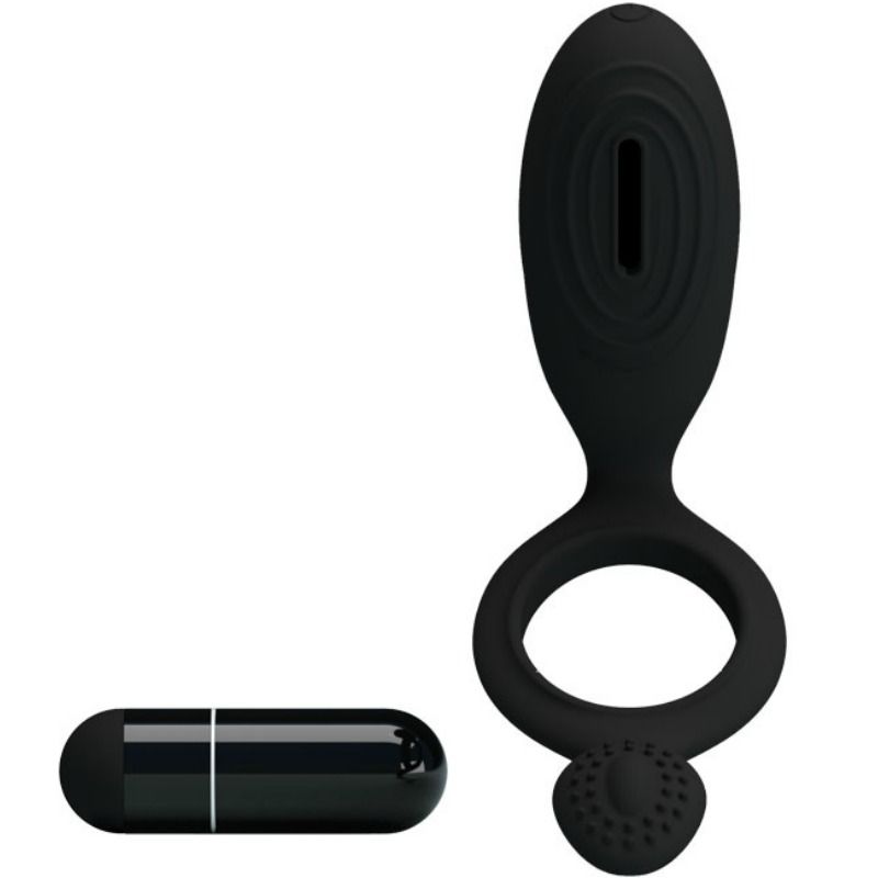 PRETTY LOVE - ETHEL ANELLO VIBRANTE CON STIMOLATORE – Cockring con vibrazione – foto 4