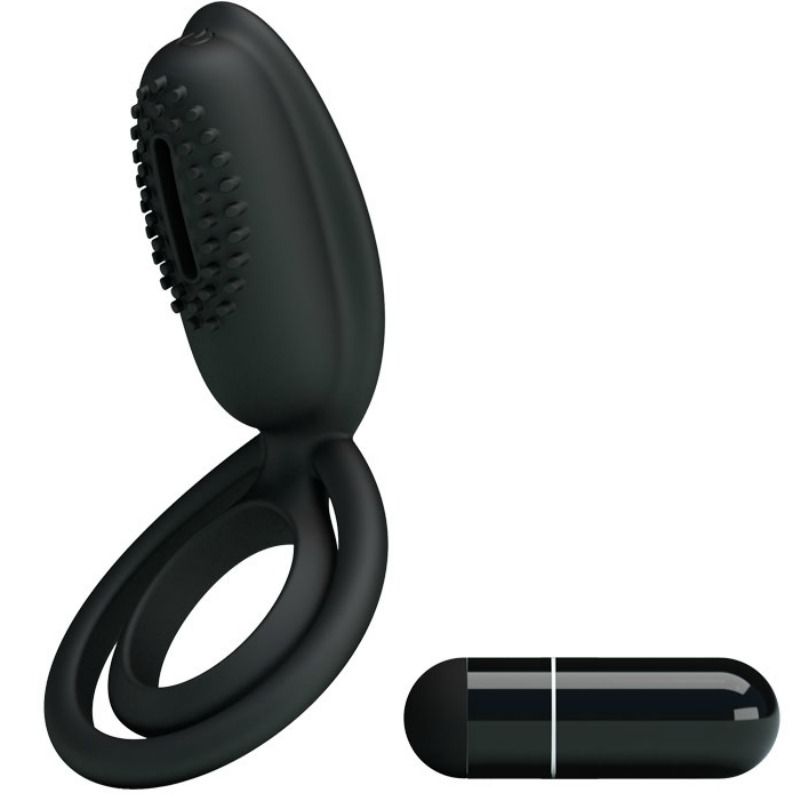 PRETTY LOVE - ESTHER ANELLO VIBRANTE CON STIMOLATORE – Cockring con vibrazione