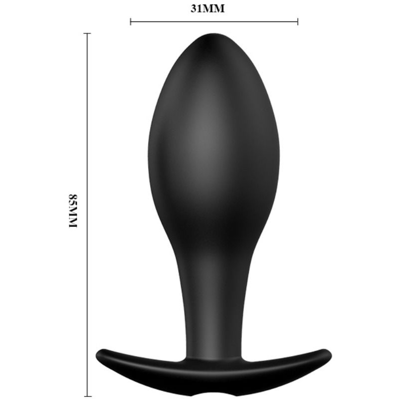 PRETTY LOVE - PLUG ANALE ANCORANTE IN SILICONE 12 MODALIT DI VIBRAZIONE NERO – Vibratori anali – foto 7