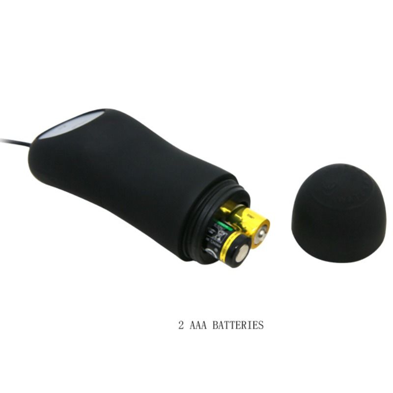 PRETTY LOVE - PLUG ANALE IN SILICONE 12 MODALIT DI VIBRAZIONE NERO – Tappi anali – foto 6