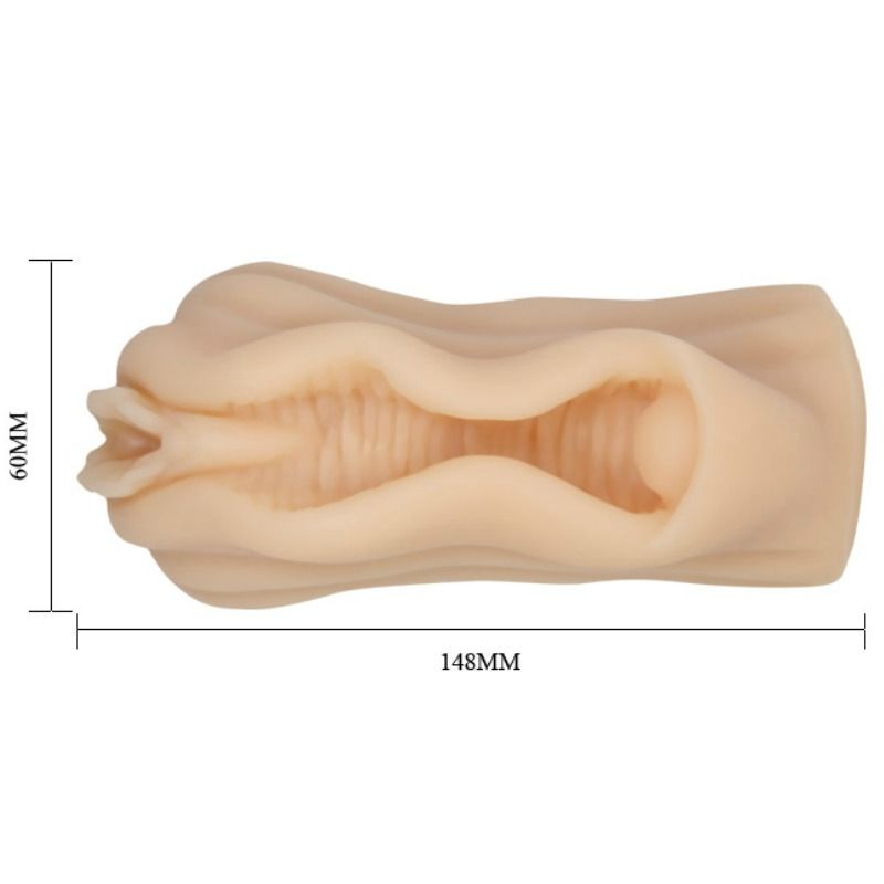 BAILE - MINI MASTURBATORE MASCHILE DESIGN LABBRA VAGINA – Vagine con vibrazione – foto 4