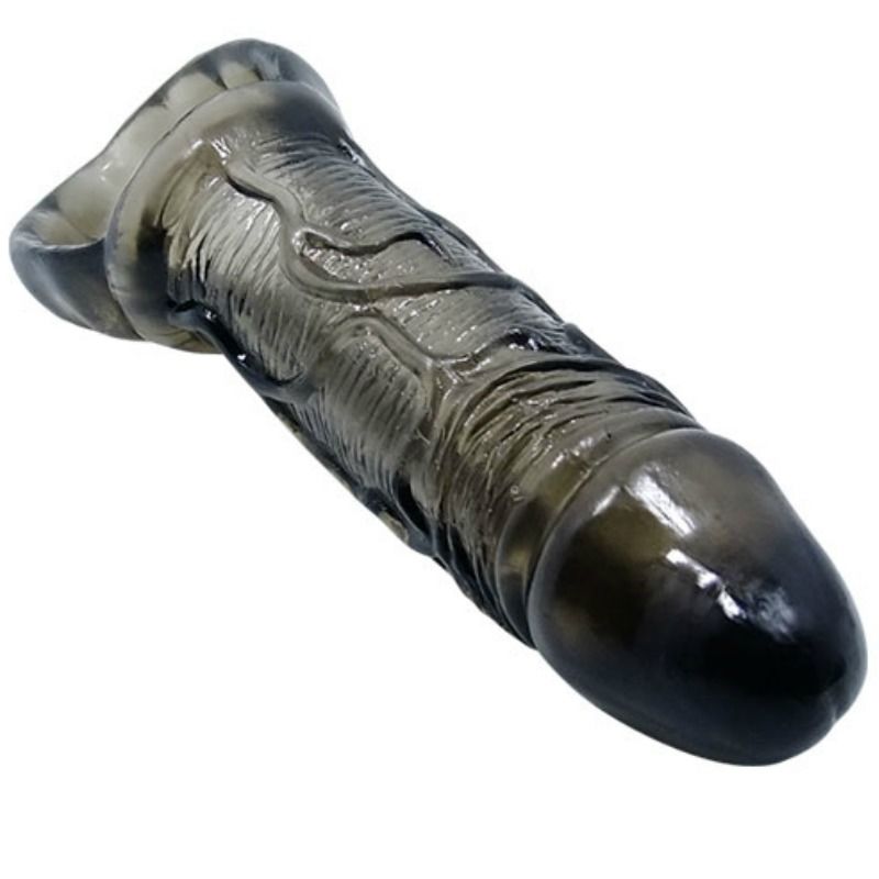 BAILE - GUAINA ESTENSIONE PENE CON CINTURINO PER TESTICOLI 11.5 CM – Copri pene con estensione – foto 4