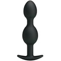PRETTY LOVE - SFERE ANALI IN SILICONE 12.5 CM NERE – Tappi anali
