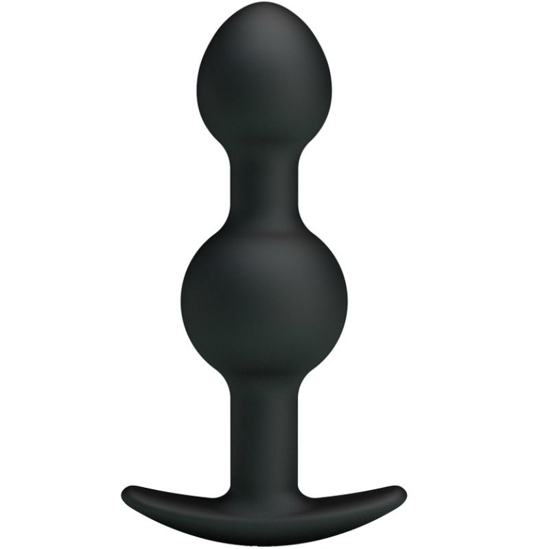 PRETTY LOVE - SFERE ANALI IN SILICONE PER STIMOLAZIONE SPECIALE 10.3 CM NERO – Doccia anale