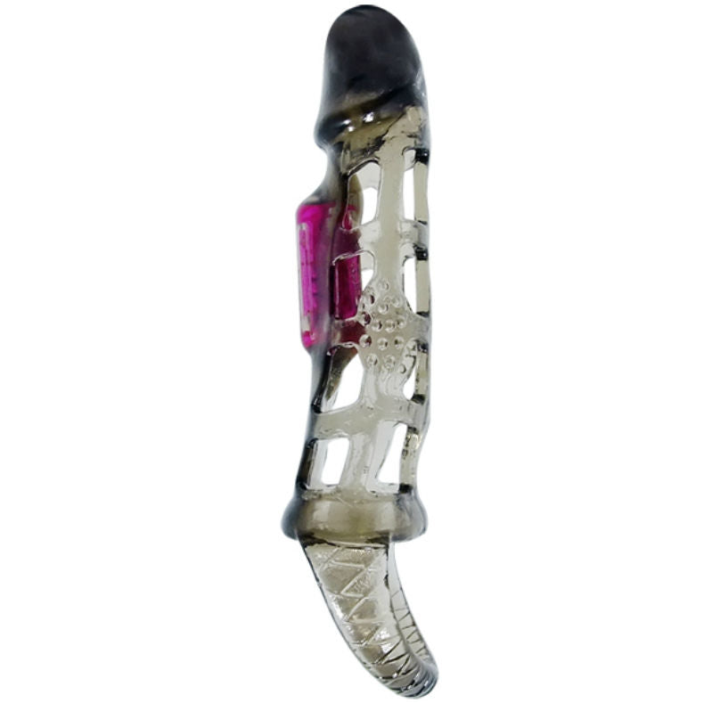 BAILE - MANICOTTO ESTENSIONE PER PENE DA BALLO CON VIBRAZIONE E CINTURINO 13.5 CM – Copri pene con estensione
