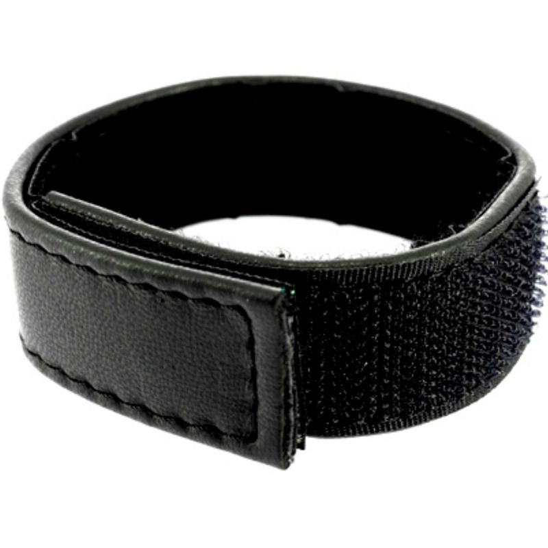 LEATHER BODY - CINTURINO IN PELLE REGOLABILE CON VELCRO PER PENE NERO – Cinghie per pene fetish