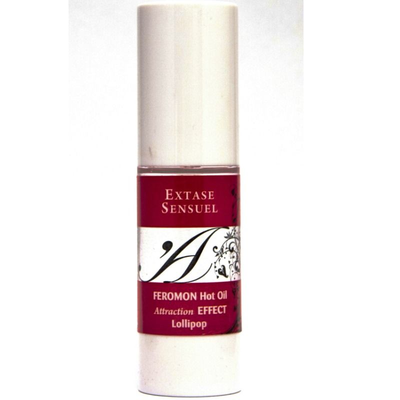 EXTASE SENSUAL - OLIO DA MASSAGGIO EFFETTO RISCALDANTE AI FEROMONI LECCA 30 ML – Con effetto termico – foto 3