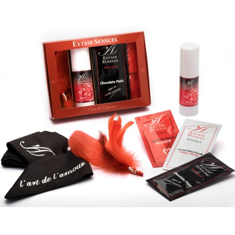 EXTASE SENSUAL - VIAGGIO SENSUEL PETTO – Kit per massaggi