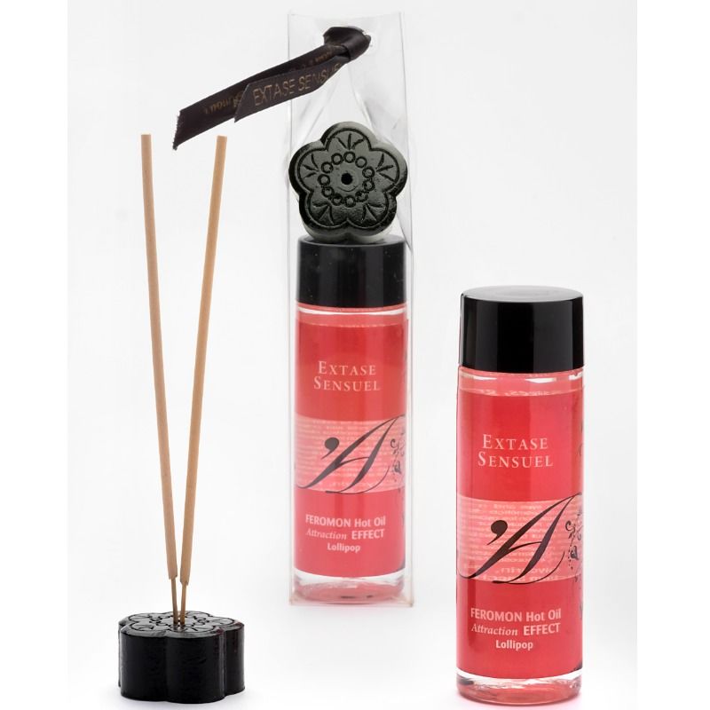 EXTASE SENSUAL - OLIO DA MASSAGGIO EFFETTO CALORE AI FEROMONI PIRULET 100 ML – Con effetto termico – foto 2