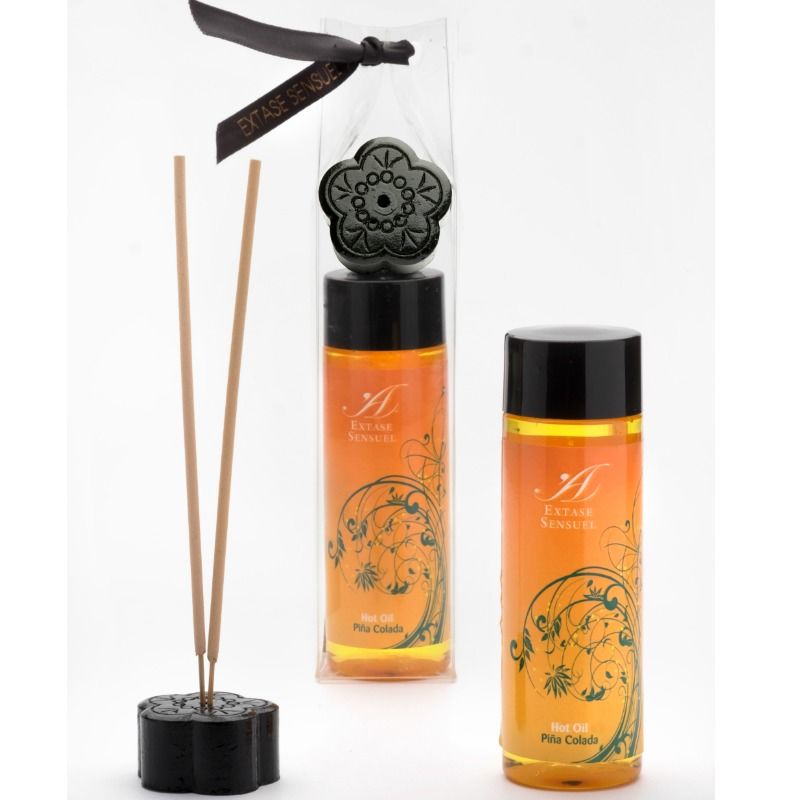 EXTASE SENSUAL - OLIO CALORE STIMOLANTE PIÑA COLADA 100 ML – Con effetto termico