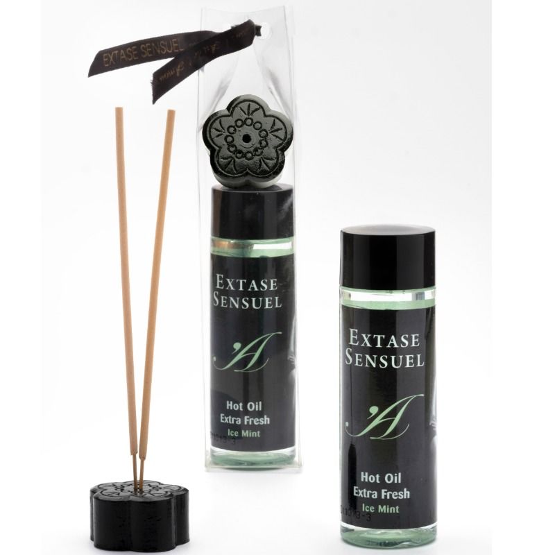 EXTASE SENSUAL - OLIO DA MASSAGGIO CON EFFETTO GHIACCIO EXTRA FRESCO 100 ML – Con effetto termico